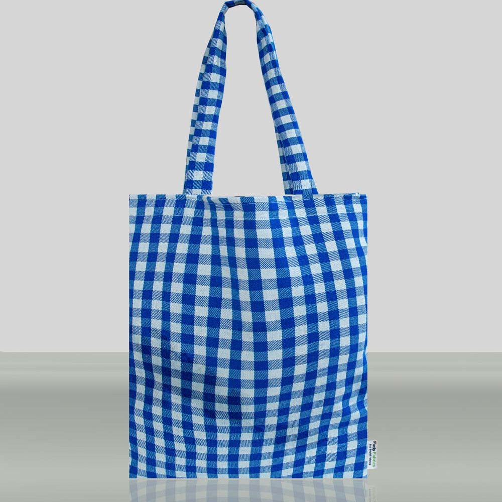 Shopper Bag fantasia quadretti - Fody Fabrics