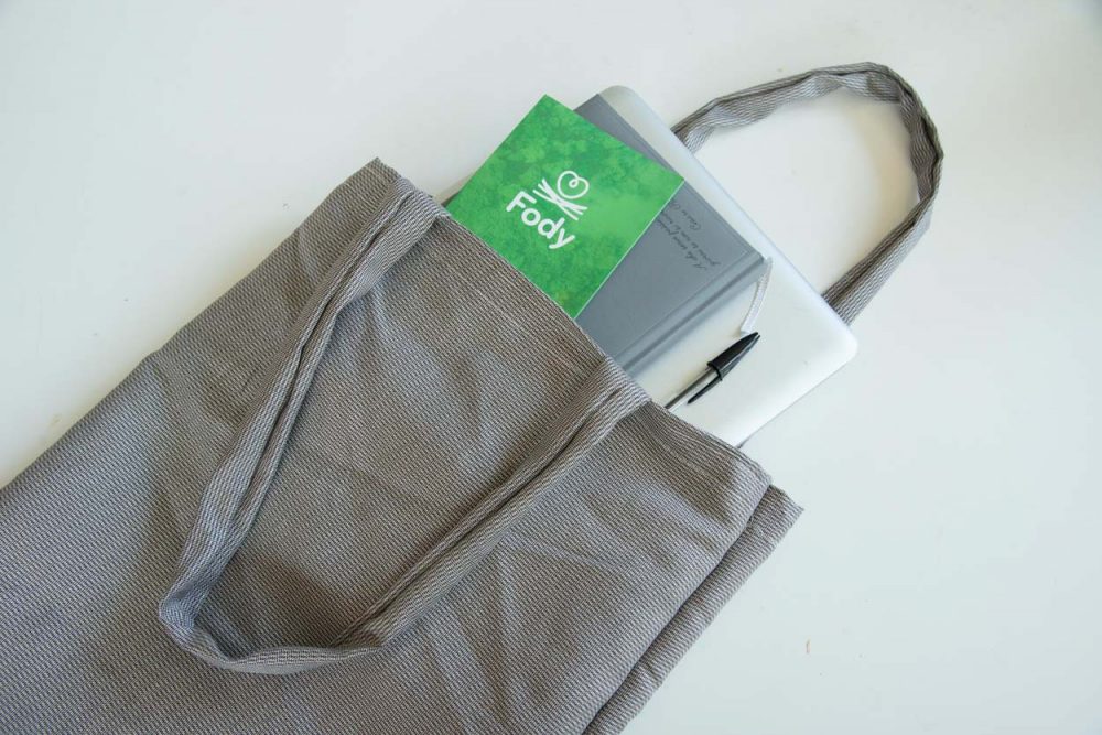 Shopper Bag Grigio - Fody Fabrics