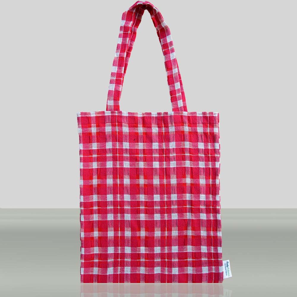 Shopper Bag Quadretti - Fody Fabrics