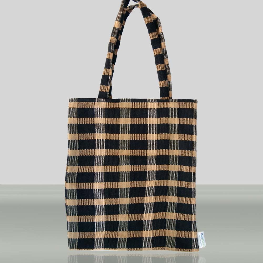 Shopper Bag Quadrettata - Fody Fabrics